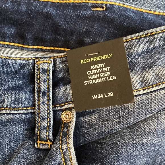 Ricki’s Silver Jeans Co Avery High Rise Straight Leg 34x29 - Picture 2 of 7